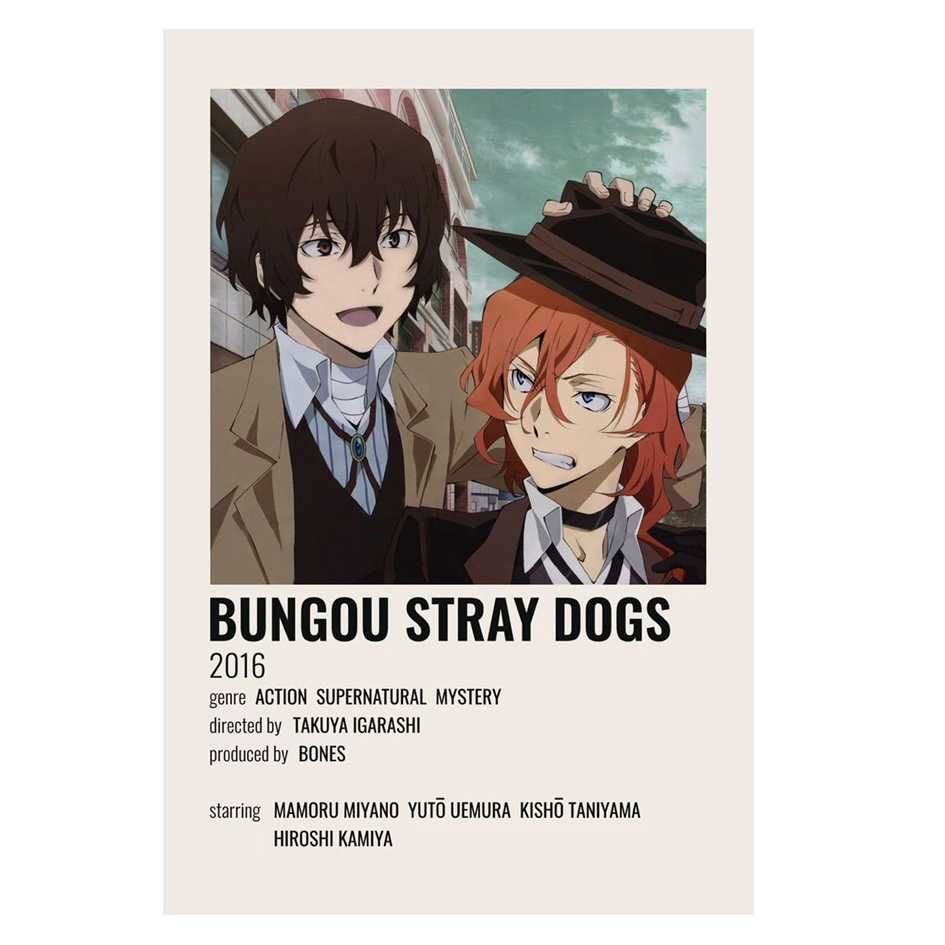 پوستر مدل دازای dazai طرح انیمه سگ های ولگرد بانگو bungo stray dogs کد 342