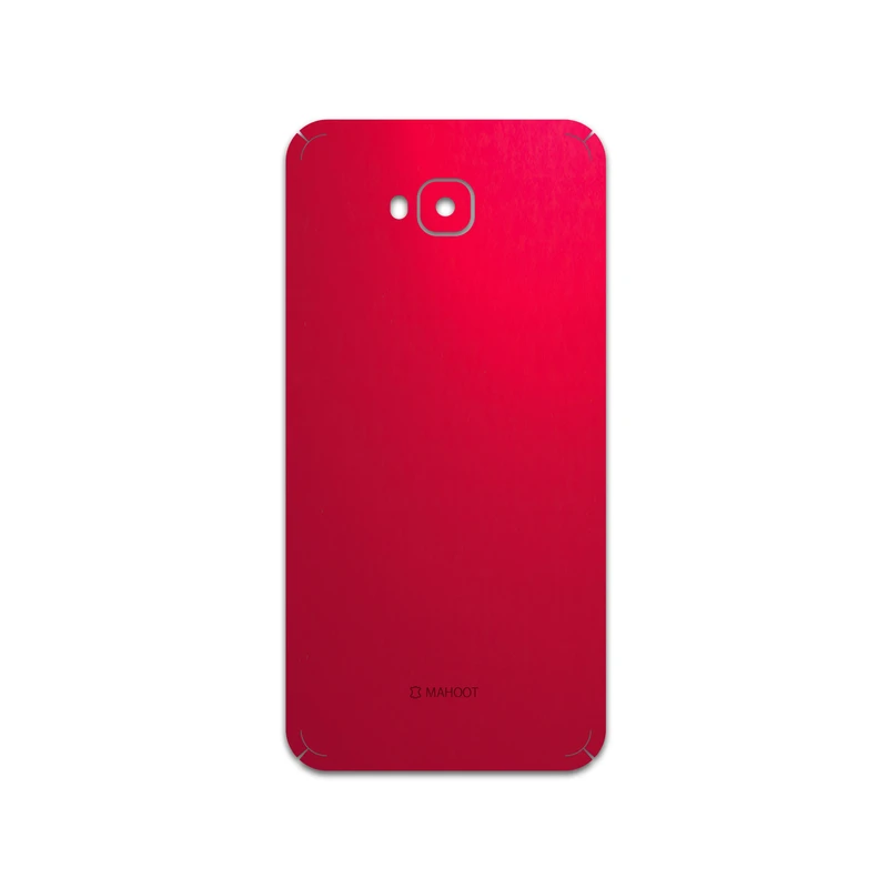 برچسب پوششی ماهوت مدل Matte-Warm-Red مناسب برای گوشی موبایل ایسوس Zenfone 4 Selfie