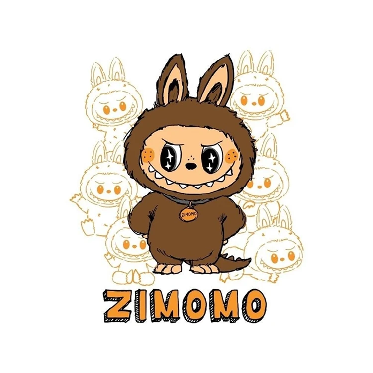 استیکر پارچه و لباس پاد آفرین مدل لبوبو کد 33