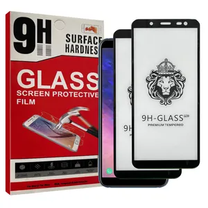 Glass Resistant model glassy screen protector suitable for Samsung Galaxy A6 2018 mobile phone pack of two