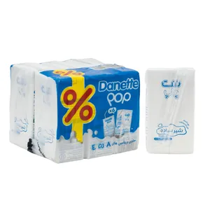 شیر نیم‌چرب دنت پاپ - 125 میلی لیتر بسته 6 عددی