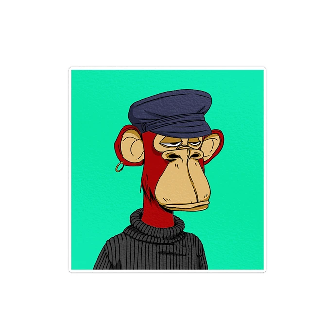 استیکر لپ تاپ ماسا دیزاین طرح monkey مدل STK1693