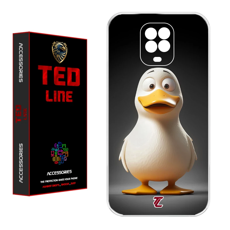 کاور تد لاین طرح اردک کد 1124 مناسب برای گوشی موبایل شیائومی Redmi Note 9S / Note 9 Pro