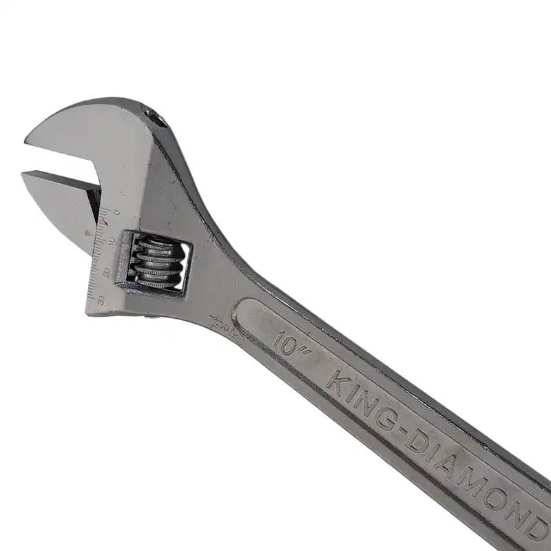 آچار فرانسه کینگ دیاموند مدل AT - 010 سایز 10 اینچ