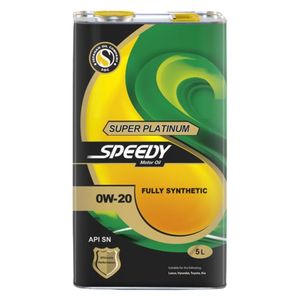 روغن موتور اسپیدی مدل سوپر پلاتینیوم 0W-20 حجم 5 لیتر