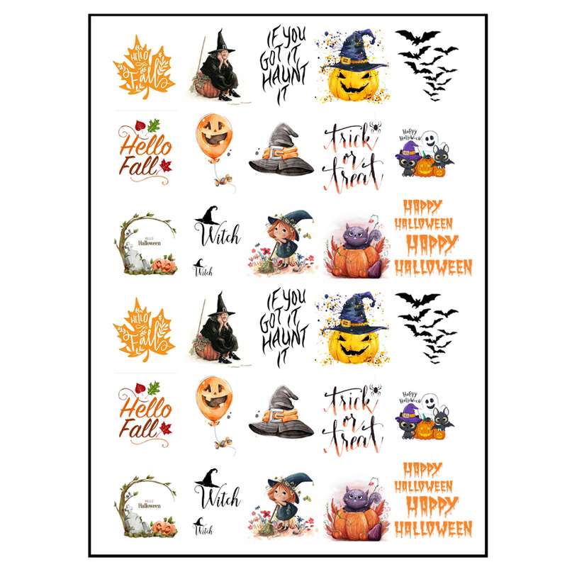 استیکر طراحی ناخن مدل N_56-57