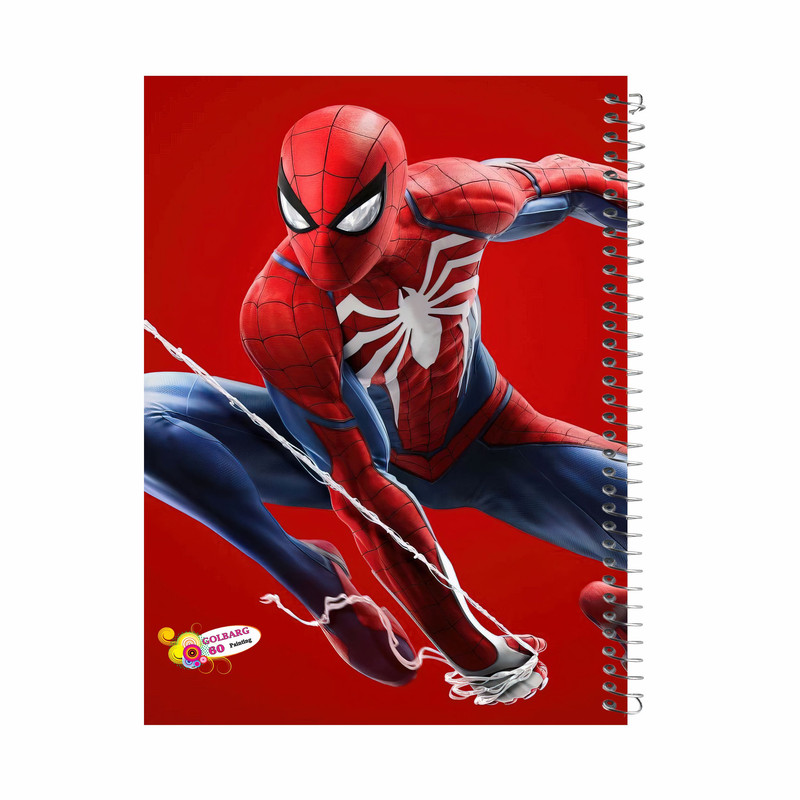 دفتر نقاشی 60  برگ گلبرگ مدل مرد عنکبوتی کد 2702