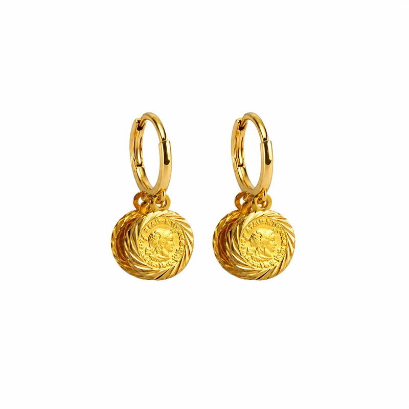 گوشواره کلیپسی طلا 18 عیار زنانه الهه فرمانیان مدل g2475