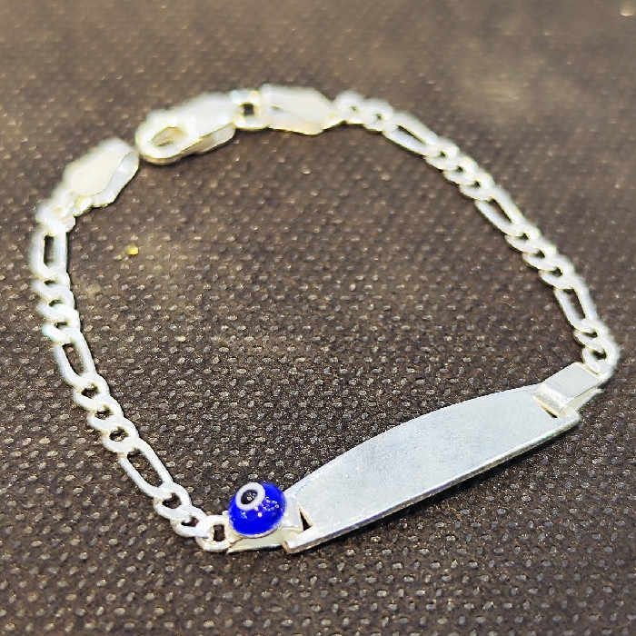 دستبند نقره مدل چشم نظر کد 32 دستبند نقره مدل چشم نظر کد 32