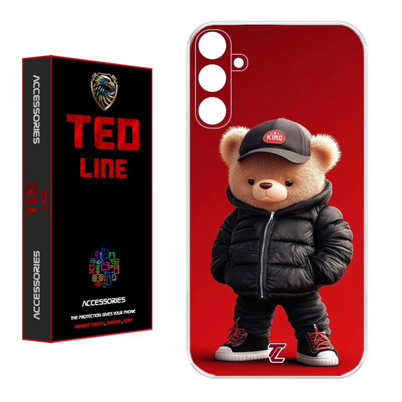 کاور تد لاین طرح تدی کد 1113 مناسب برای گوشی موبایل سامسونگ Galaxy S24 FE