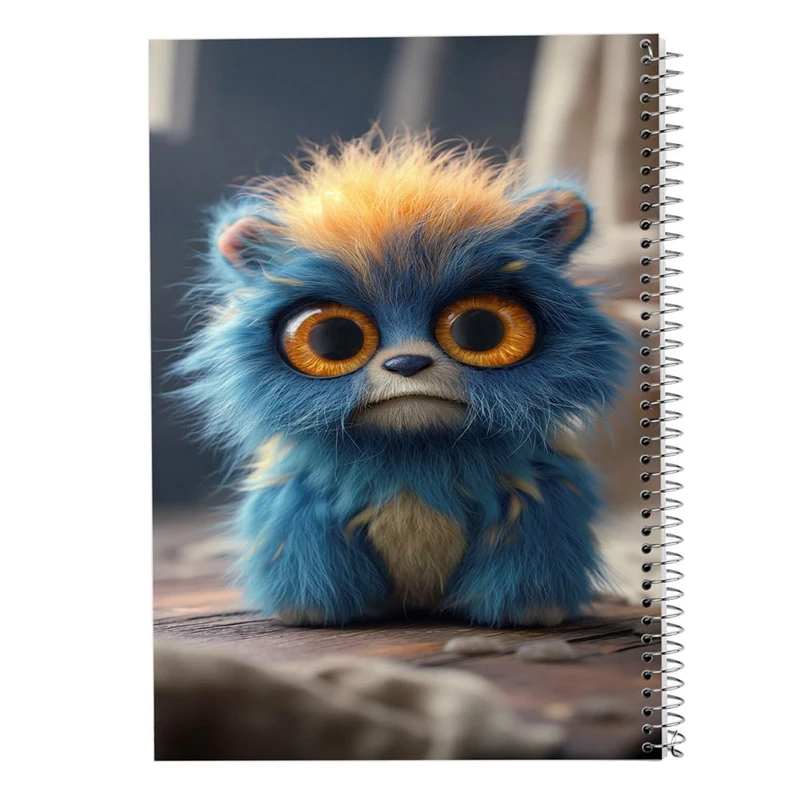 دفتر شطرنجی 50 برگ مدوپد طرح موجودات فانتزی کد DF16424