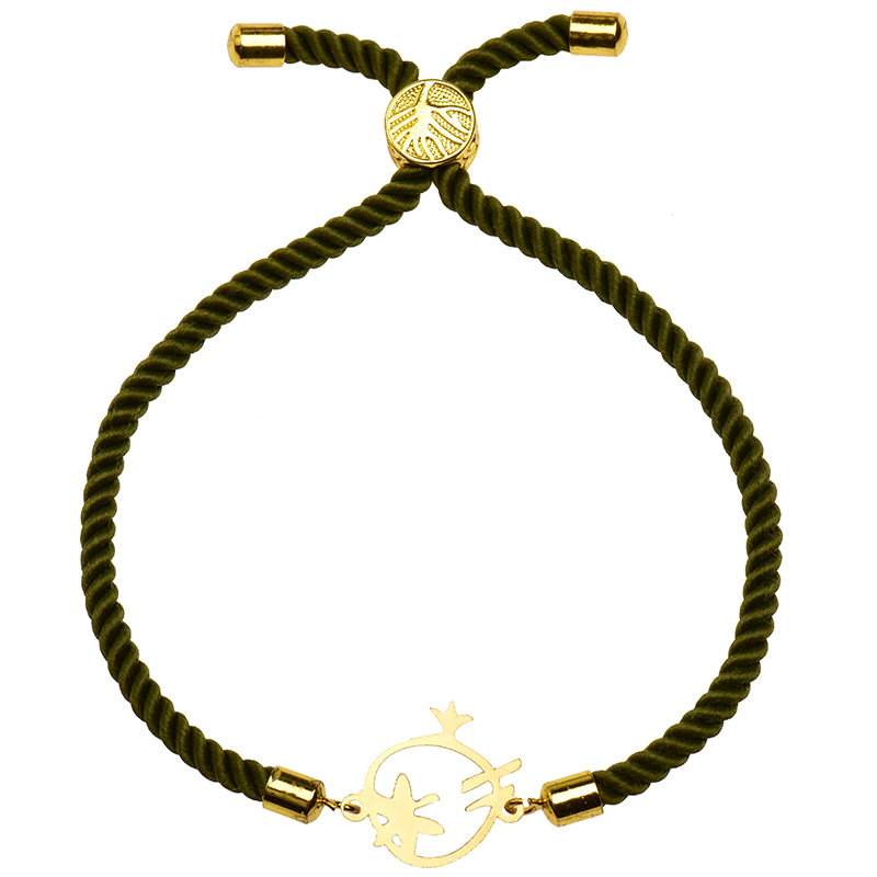 دستبند طلا 18 عیار زنانه کرابو طرح انار مدل Kr1838