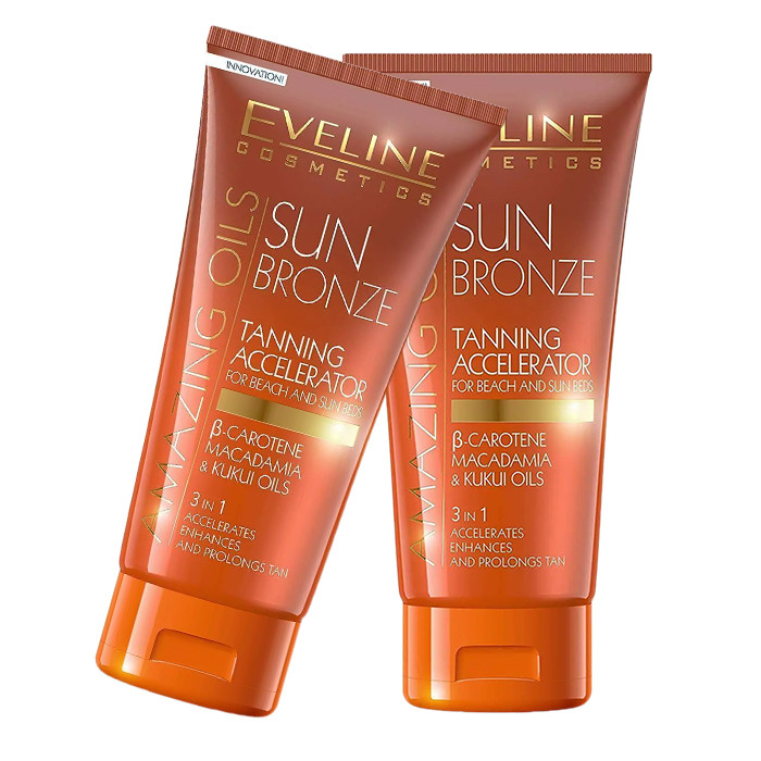 کرم برنز کننده اولاین مدل AMAZING OILS حجم 150 میلی لیتر