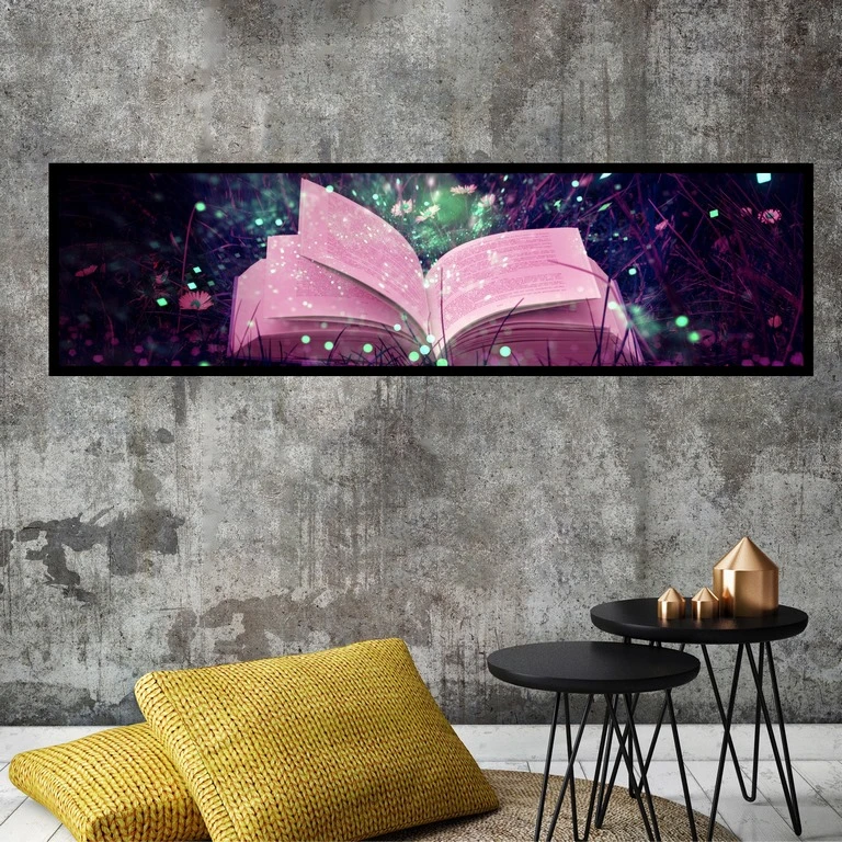 تابلو بکلیت طرح کتاب جادویی مدل B-7374