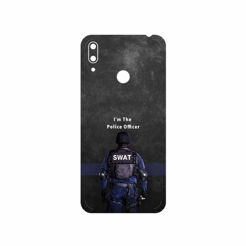 برچسب پوششی ماهوت مدل Police Officer مناسب برای گوشی موبایل هوآوی Y7 Prime 2019
