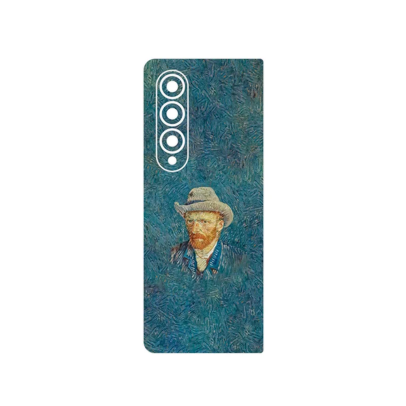 برچسب پوششی ماهوت مدل Self portrait with a gray felt hat مناسب برای گوشی موبایل سامسونگ Galaxy Z Fold4