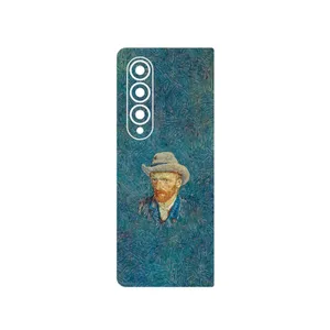 MAHOOT Self portrait with a gray felt hat Cover Sticker for Samsung Galaxy Z Fold4
