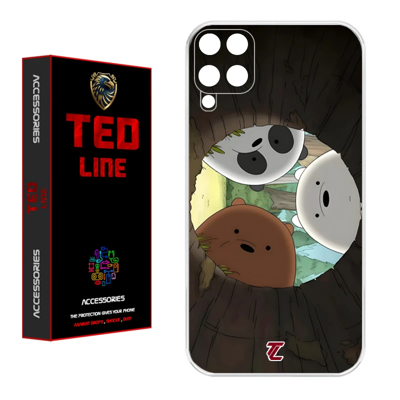 کاور تد لاین طرح خرسی کد 1101 مناسب برای گوشی موبایل سامسونگ Galaxy A12 / M12 / F12