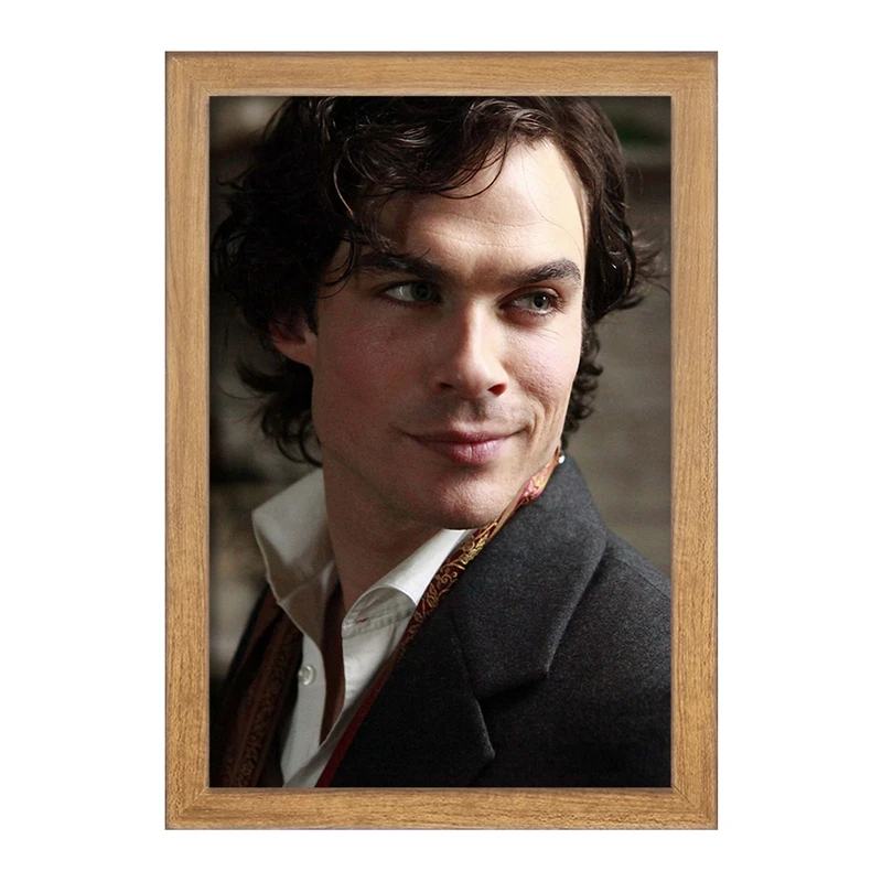 تابلو خندالو مدل دیمون سالواتوره خاطرات یک خون آشام  The Vampire Diaries  کد 23679