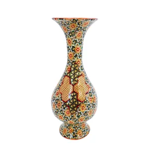 گلدان خاتم کاری مدل صراحی کد 21wire16grape