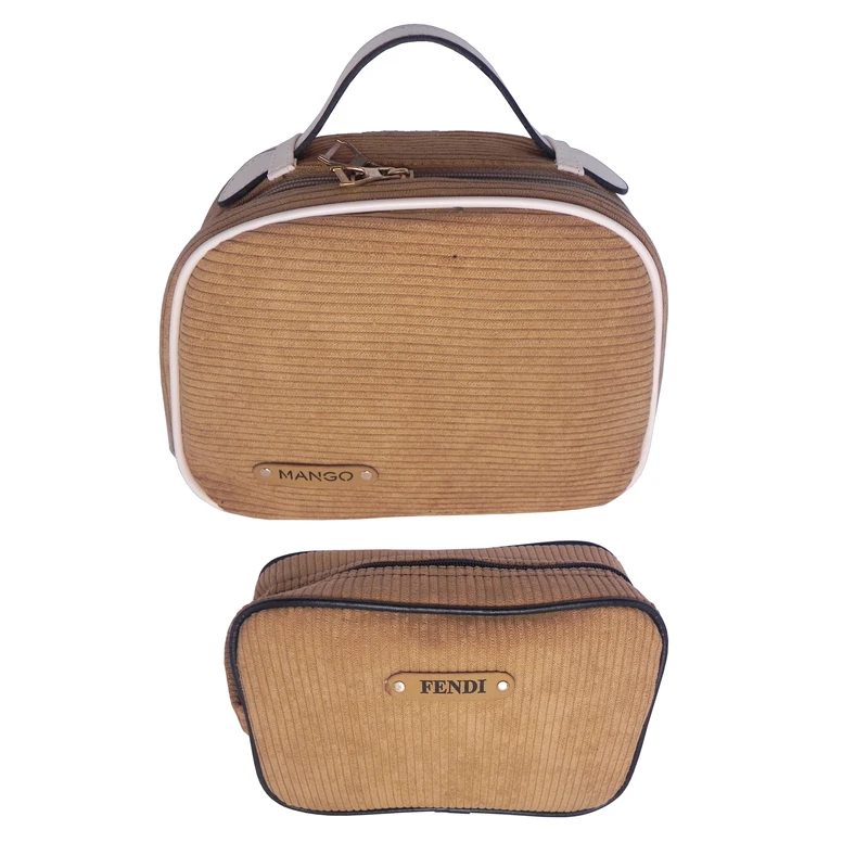 کیف لوازم آرایش و گریم زنانه کد 00511 مجموعه 2 عددی