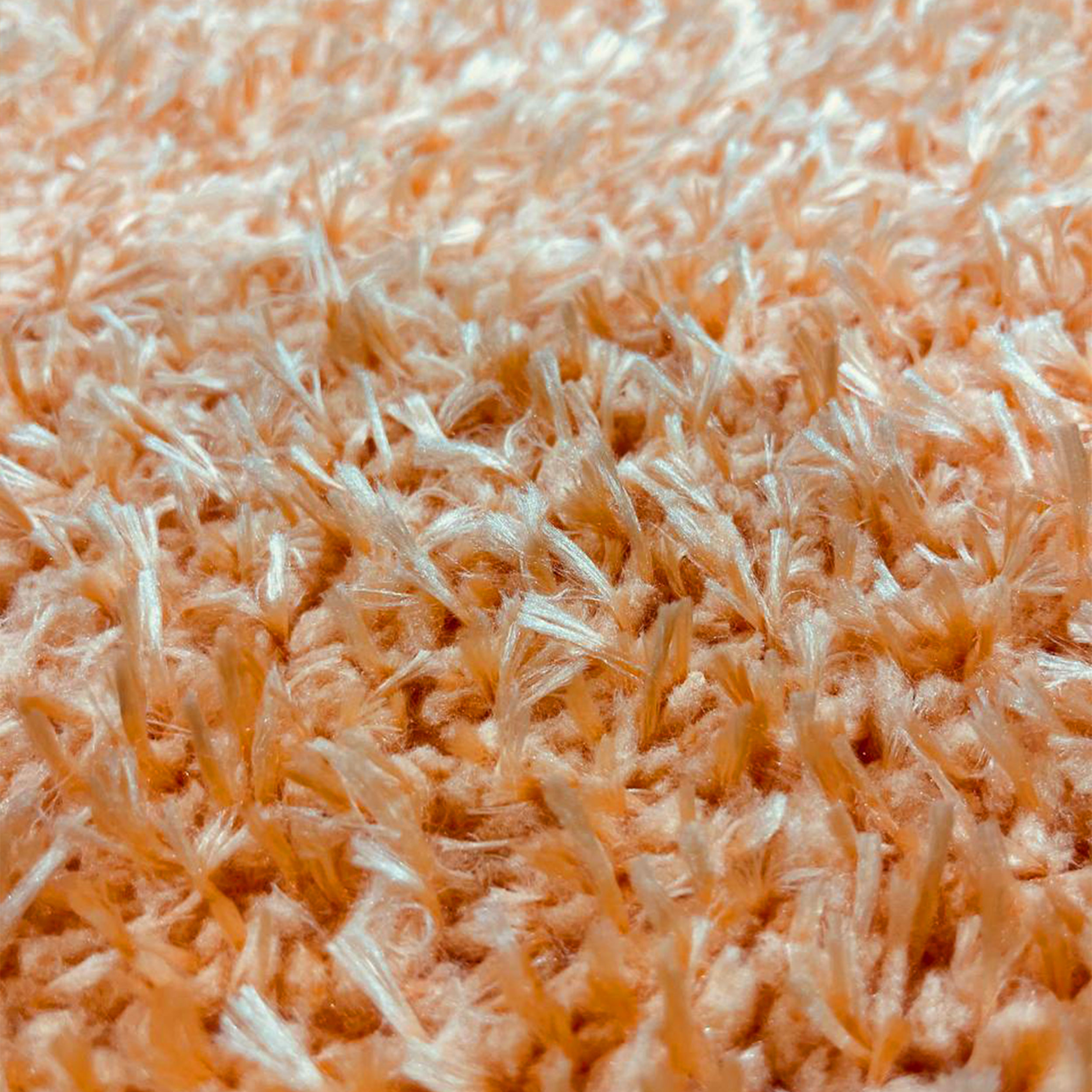 فرش ماشینی مدل شگی کد 10054 زمینه نارنجی