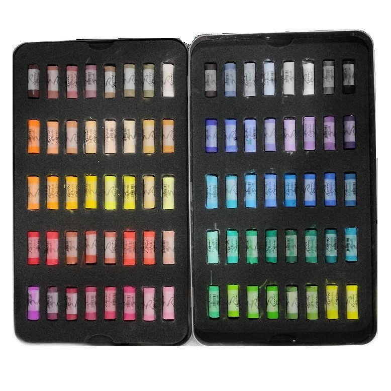 پاستل گچی 80 رنگ رنویر کد 26