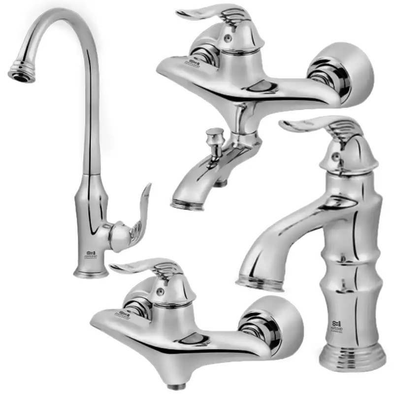 ست شیرآلات شیرآلات بهداشتی پارس شید فاتح مدل فونیکس مجموعه 4عددی