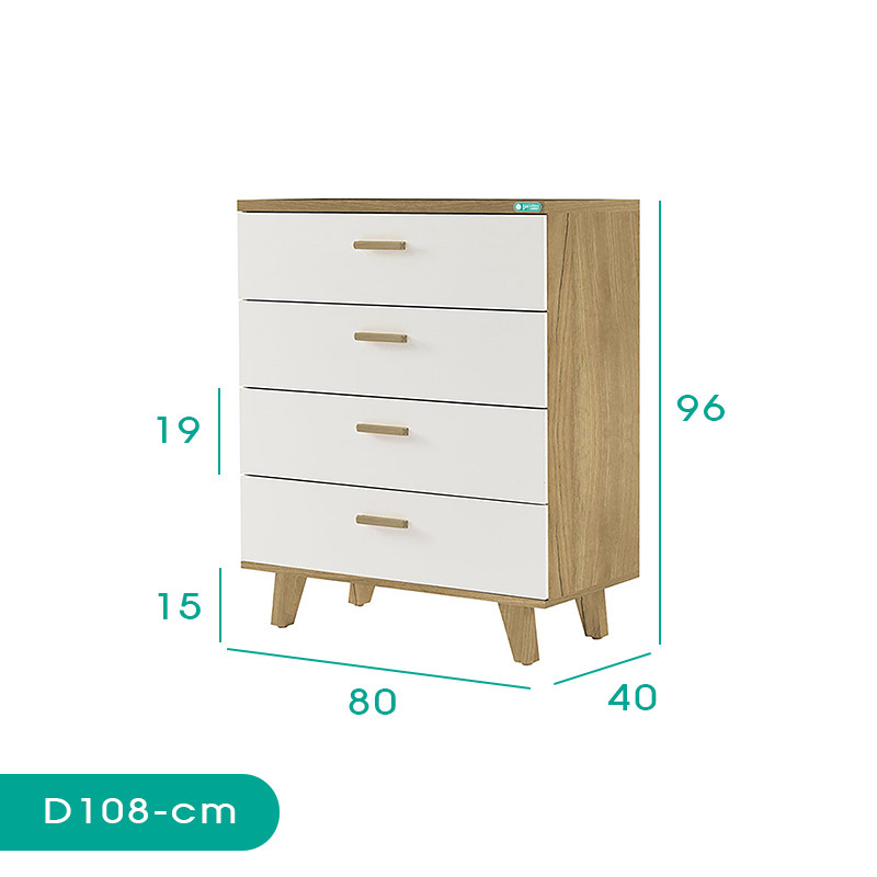 دراور اسمردیس مدل D108 - MDF
