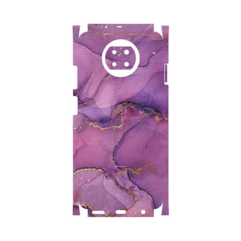 برچسب پوششی ماهوت مدل Purple Marble-FullSkin مناسب برای گوشی موبایل شیائومی Redmi Note 9T
