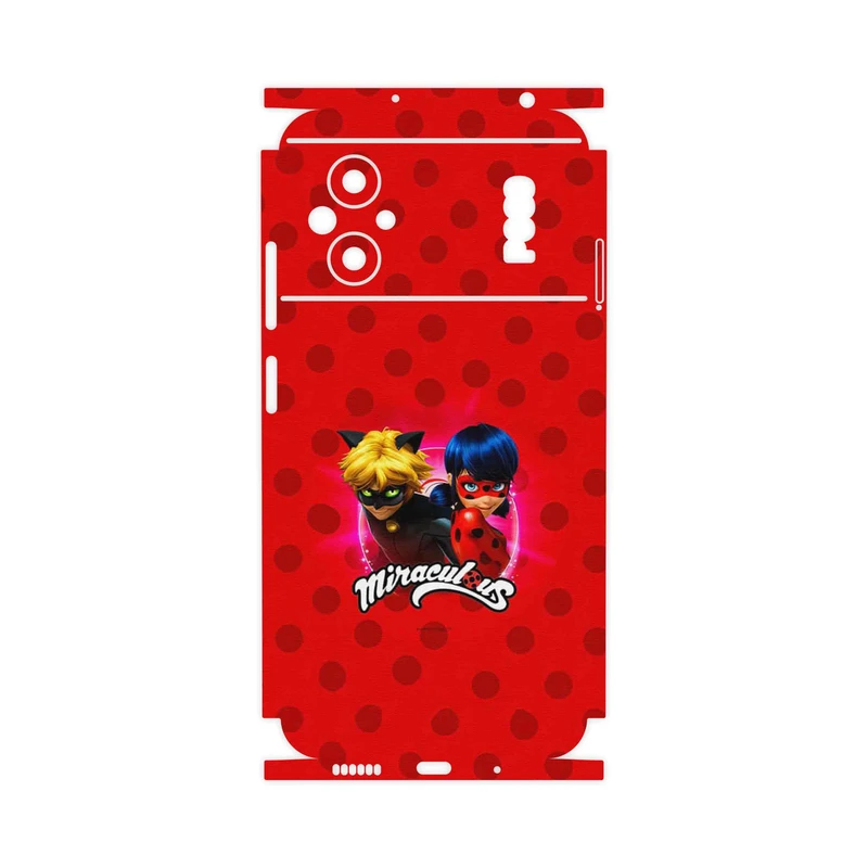 برچسب پوششی ماهوت مدل Ladybug and Cat Noir-FullSkin مناسب برای گوشی موبایل شیائومی Poco M5