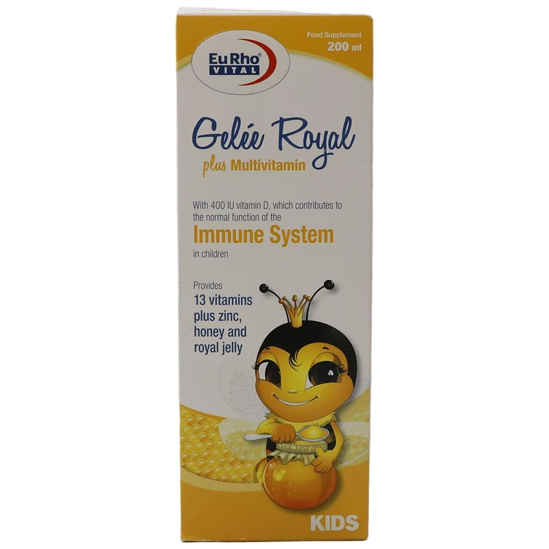 عکس شماره 2 : شربت ژل رویال پلاس مولتی ویتامین یوروویتال-200 میلی لیتر