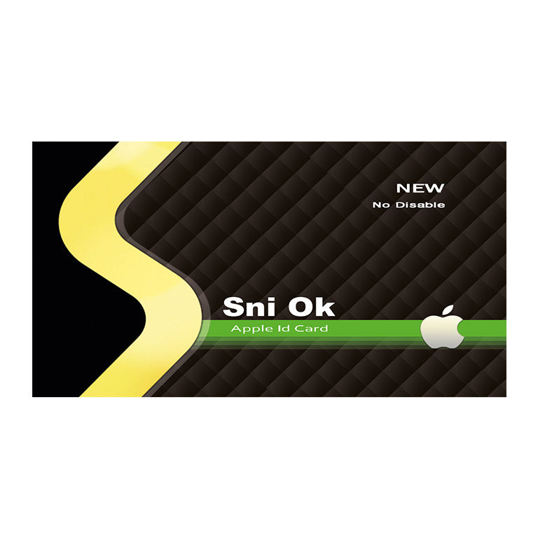 کارت اپل آیدی بدون اعتبار اولیه مدل Sniok بسته 25 عددی