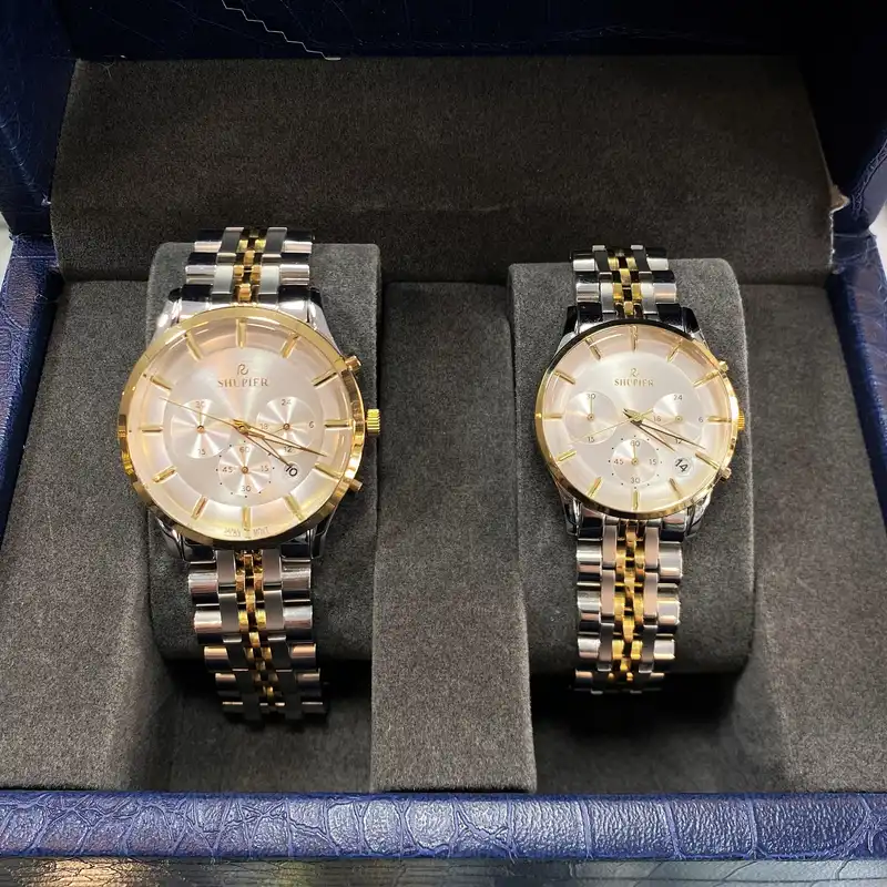 ست ساعت مچی عقربه ای زنانه و مردانه شوپیر مدل GL180A003