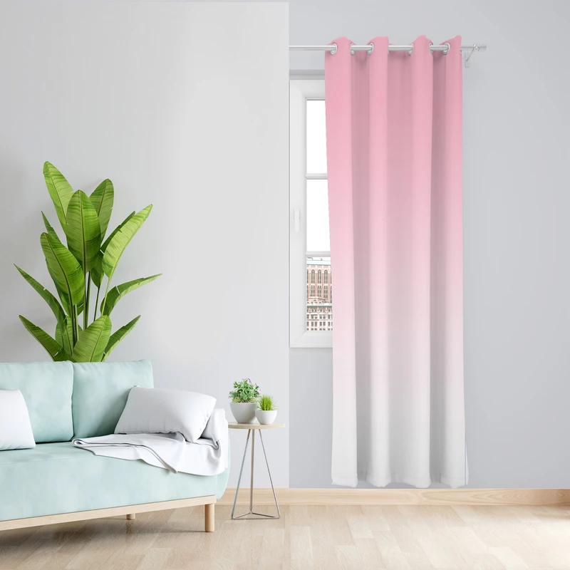 پرده طرح ساده مدل مخمل پانچی کد L 968 Z سایز 140x200 سانتی متر