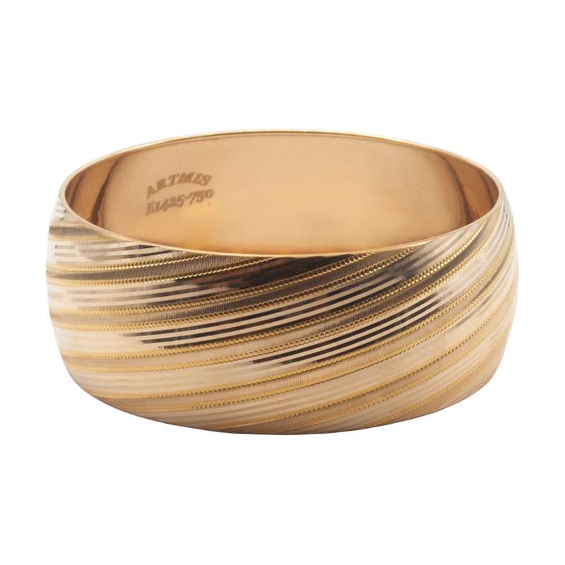 النگو طلا 18 عیار زنانه سهی مدل VB72-3 النگو طلا 18 عیار زنانه سهی مدل VB72-3