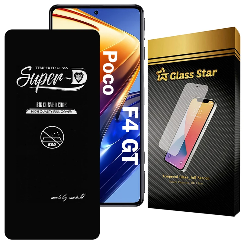 محافظ صفحه نمایش گلس استار مدل SUPERDNS مناسب برای گوشی موبایل شیائومی Poco F4 GT