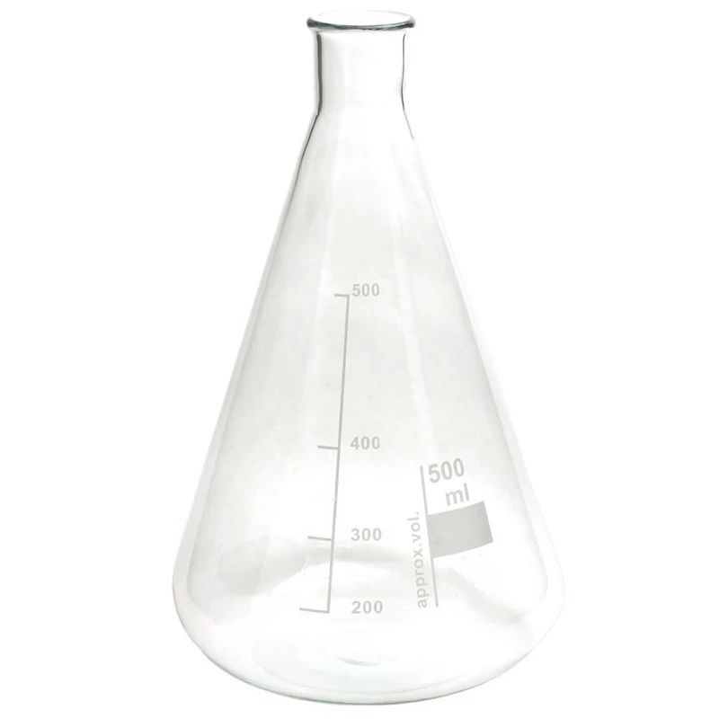 ارلن آزمایشگاه مدل Erlenmeyer ظرفیت 500 میلی لیتر