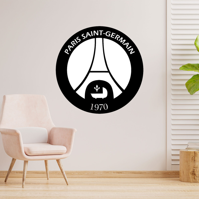 دیوارکوب طرح لوگو باشگاه فوتبال پاریس سن ژرمن مدل A1406-2020