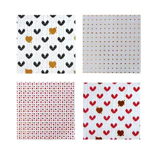 کاغذ کادو مدل قلب کد 1315 مجموعه 4 عددی