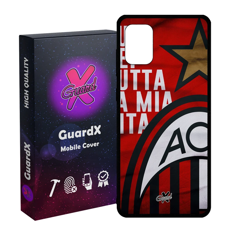 کاور گارد ایکس طرح آث میلان مدل Glass10453 مناسب برای گوشی موبایل سامسونگ Galaxy A71 4G