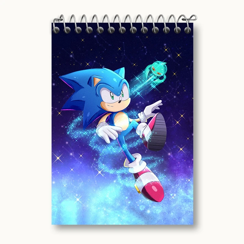 دفتر یادداشت 50 برگ خندالو مدل سونیک (Sonic) کد 37013