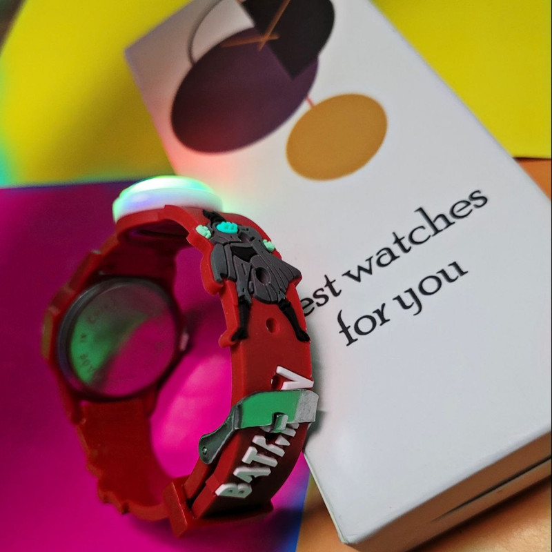 ساعت مچی عقربه ای بچگانه مدل چراغدار 08 ساعت مچی عقربه ای بچگانه مدل چراغدار 08