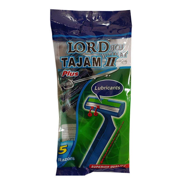 خود تراش لرد مدل Tajam2 بسته ۵ عددی 