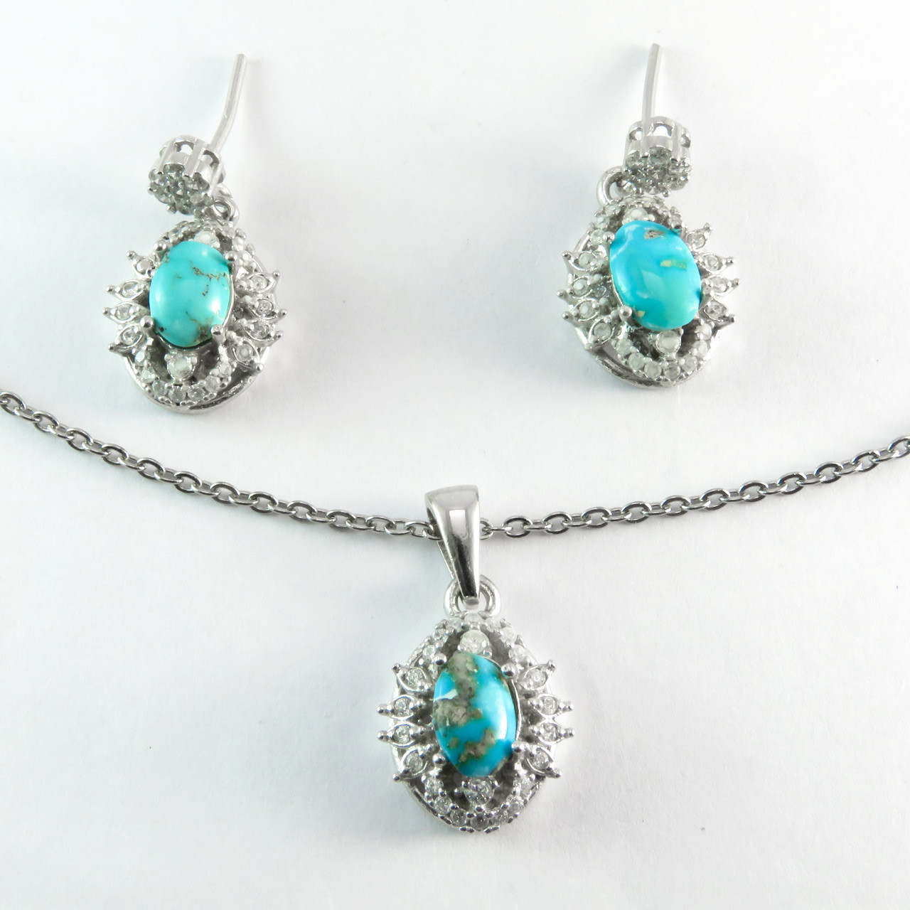 نیم ست نقره زنانه کد AV057 نیم ست نقره زنانه کد AV057