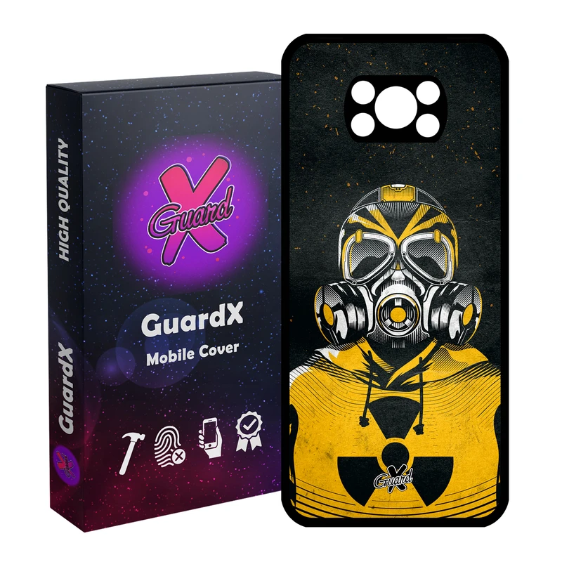 کاور گارد ایکس طرح Mask مدل Glass10164 مناسب برای گوشی موبایل شیائومی Poco X3 Pro