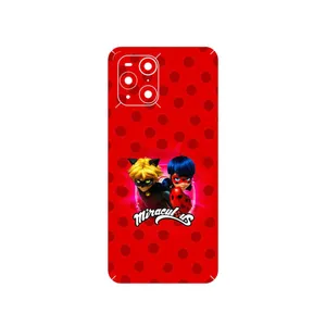 MAHOOT Ladybug and Cat Noir Cover Sticker for Oppo Find X3 Pro