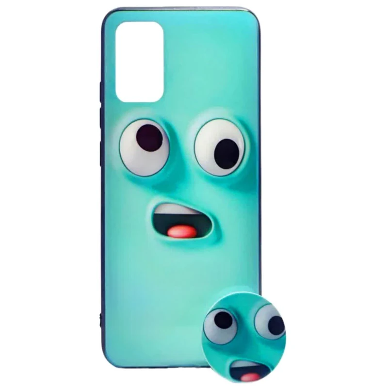 کاور طرح عروسکی مدل 001 مناسب برای گوشی موبایل سامسونگ GALAXY A02S به همراه پاپ سوکت