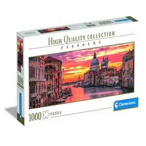 پازل 1000 تکه پانوراما کلمنتونی مدل گرند کانال در ونیز