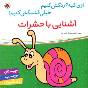 کتاب اون کیه؟ رنگش کنیم خیلی قشنگش کنیم! آشنایی با حشرات سروده‌ی سمیه قدیری انتشارات شهر قلم